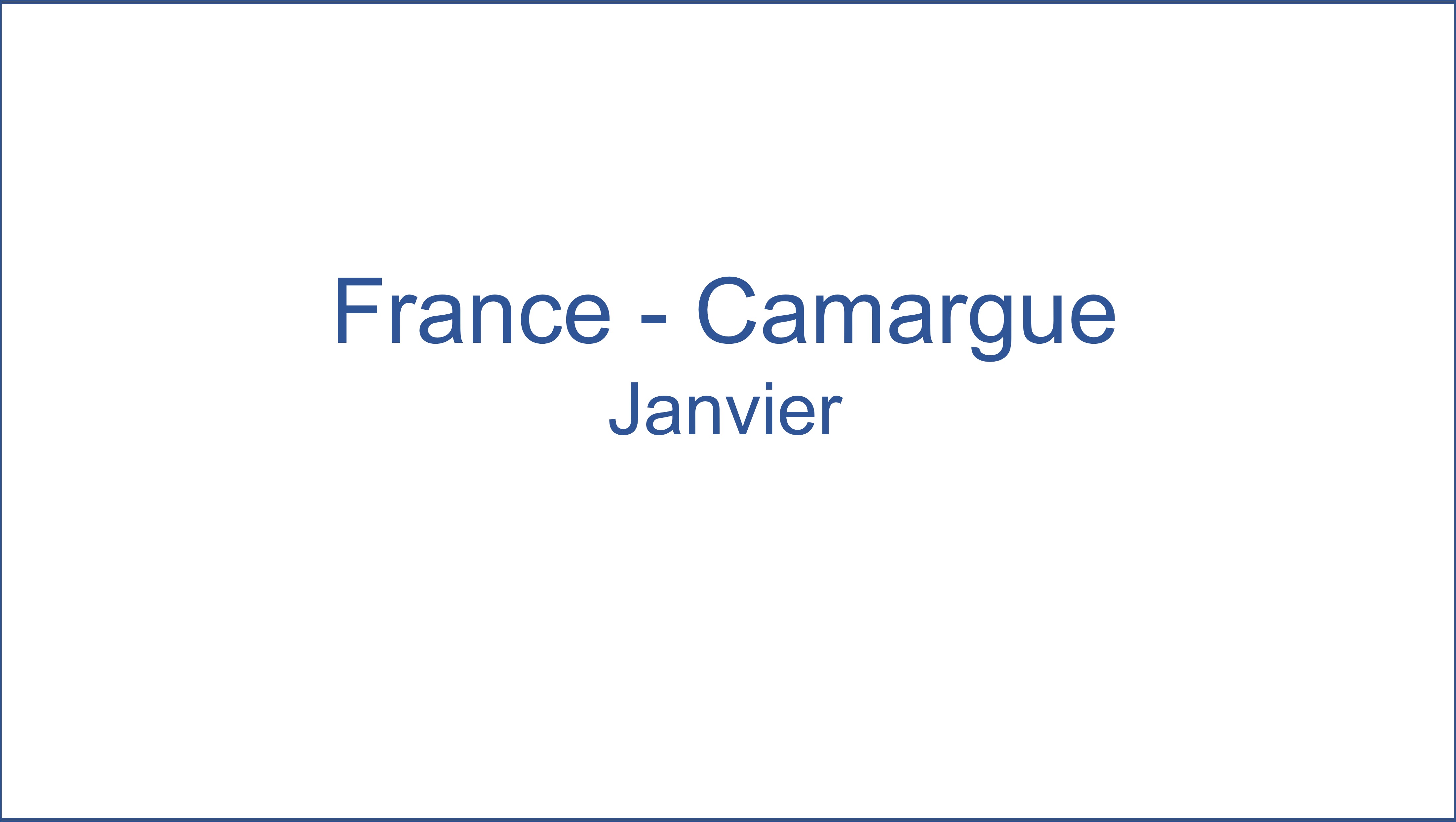 France � Camargue 01/2021