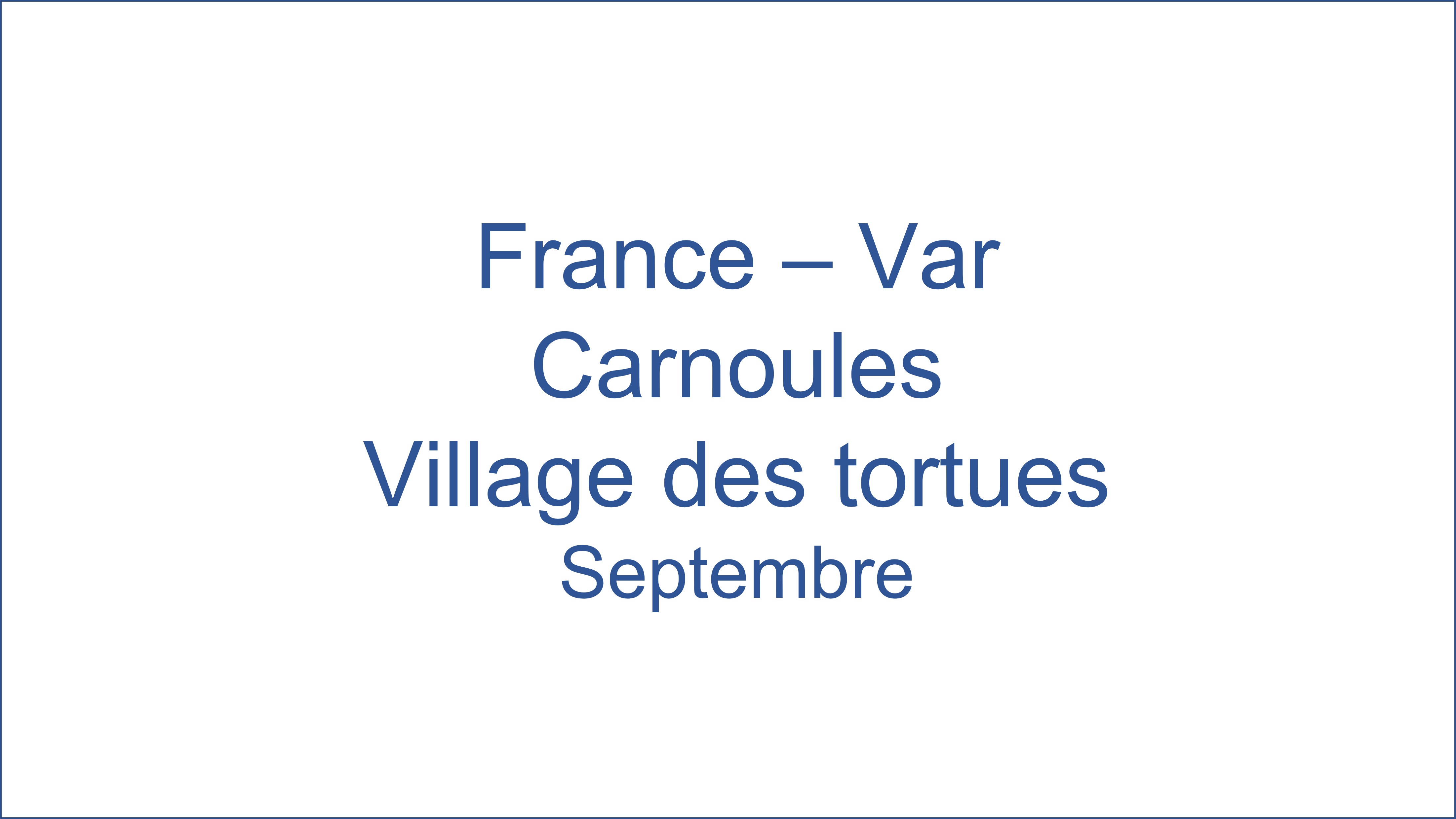 France � Var Carnoules 11/2021