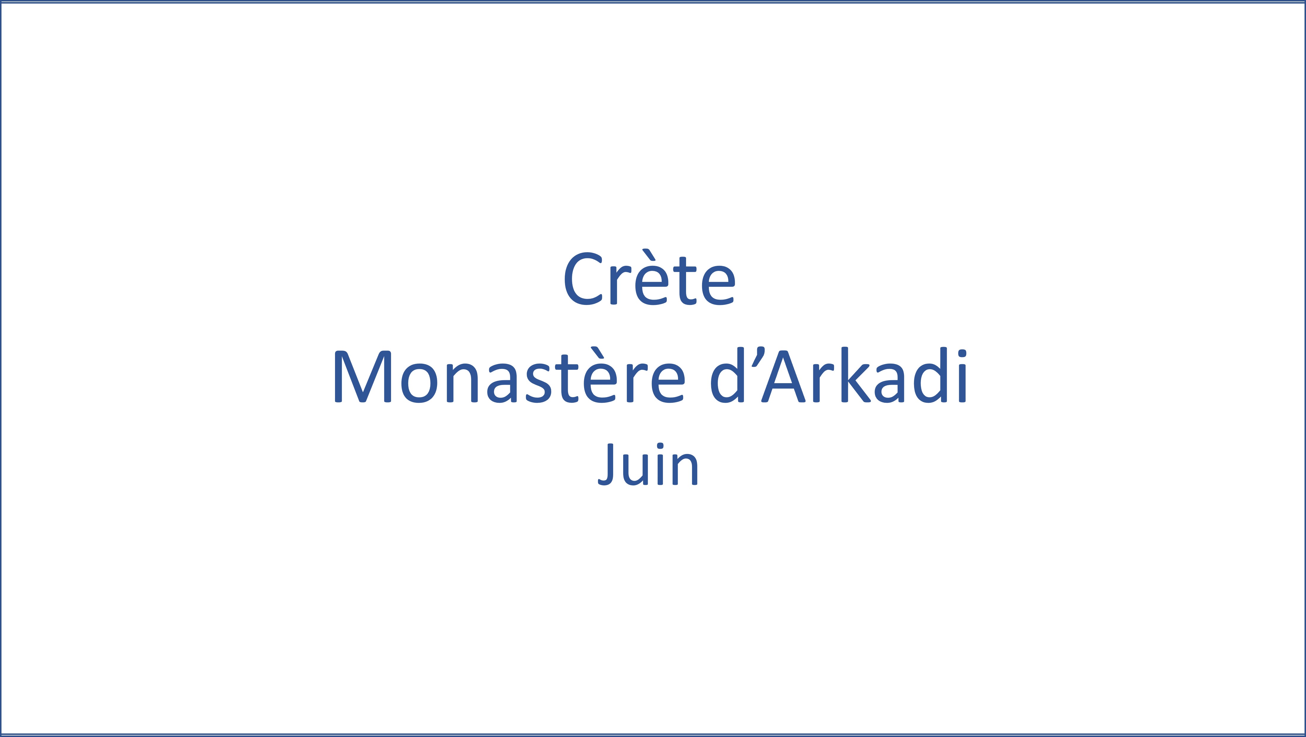 Crete - Monastère d’Arkadi 06/2023