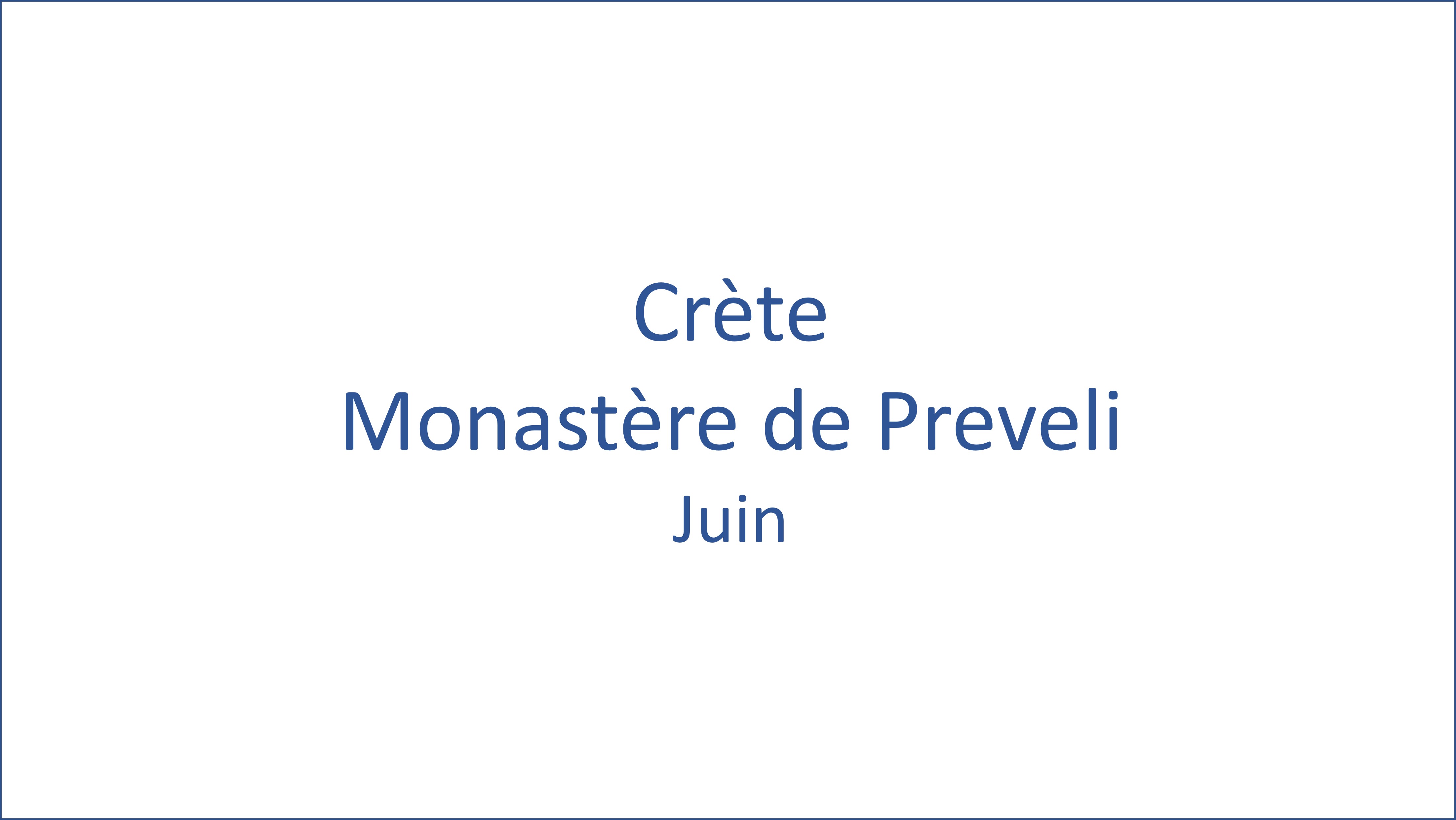 Crete - Monastère de Preveli 06/2023