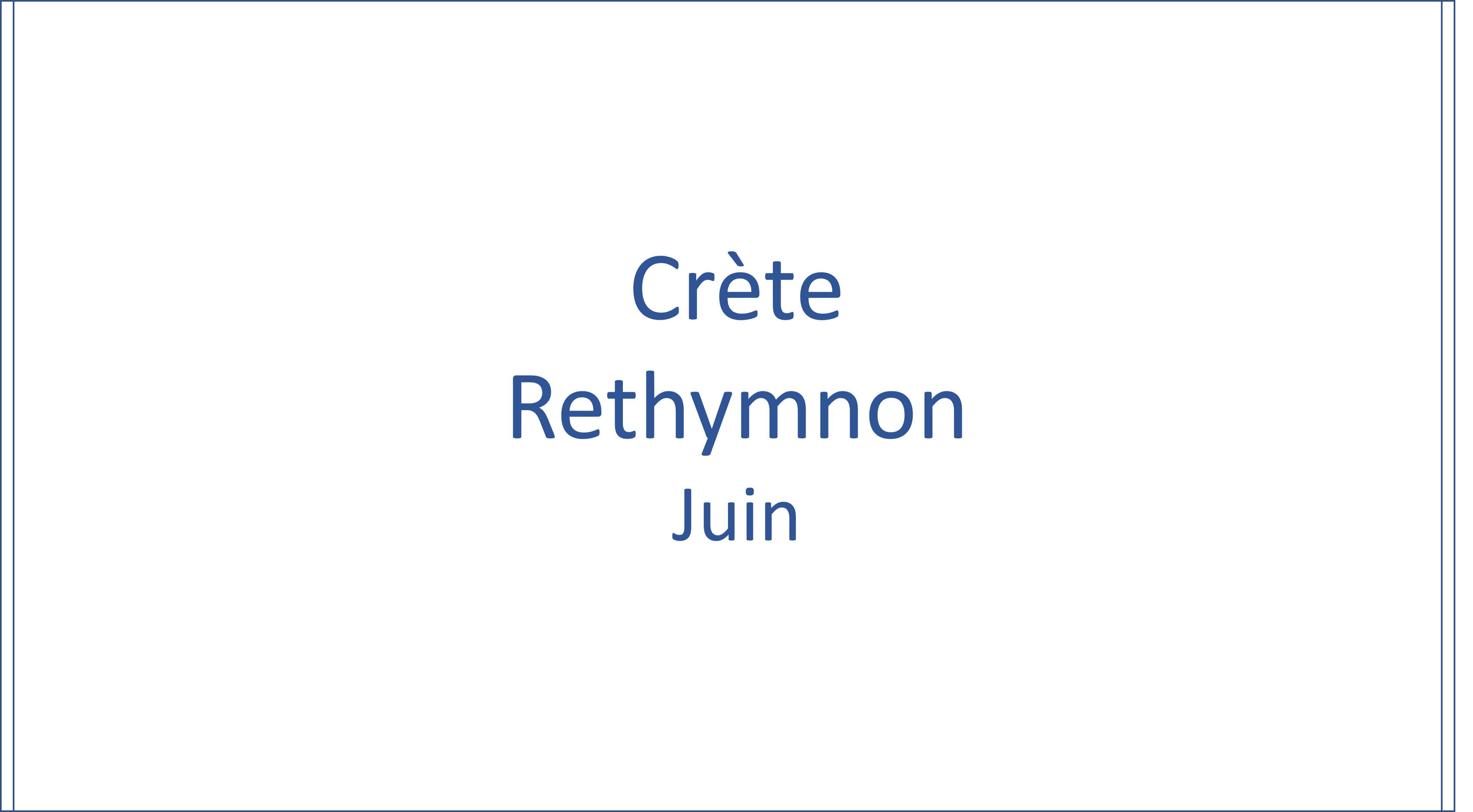 Crete - Rethymnon 06/2023